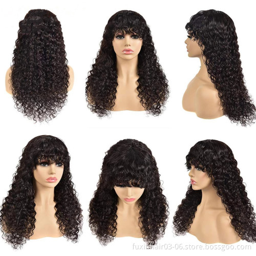 Curly Human Hair Lace Front Free Shipping Black Fringe Wig Human Hair HD Lace Frontals Wigs 13x4 Human Hair Multiple Wigs